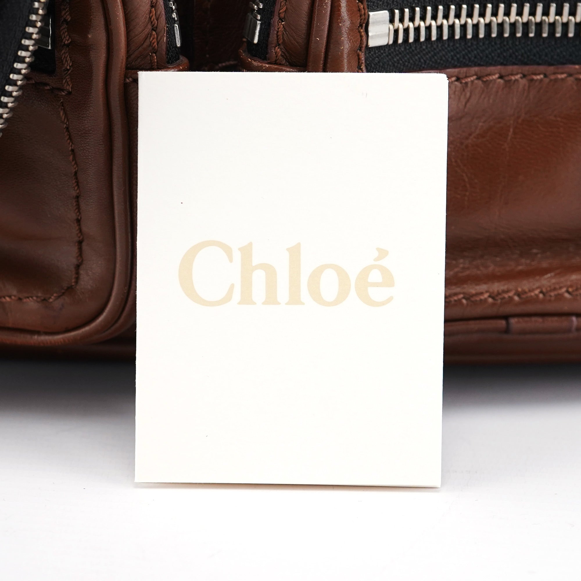 Chloé Brown Leather Betty Tote Bag