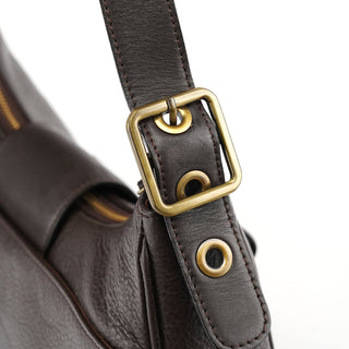 Chloé Brown Leather C Shoulder Bag