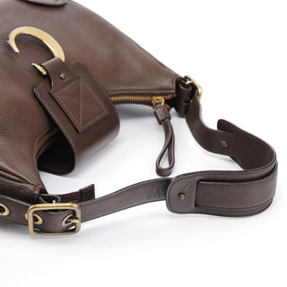Chloe Brown Leather C Shoulder Bag