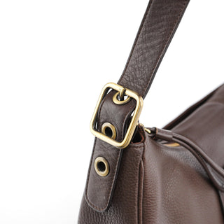 Chloe Brown Leather C Shoulder Bag
