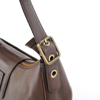 Chloe Brown Leather C Shoulder Bag