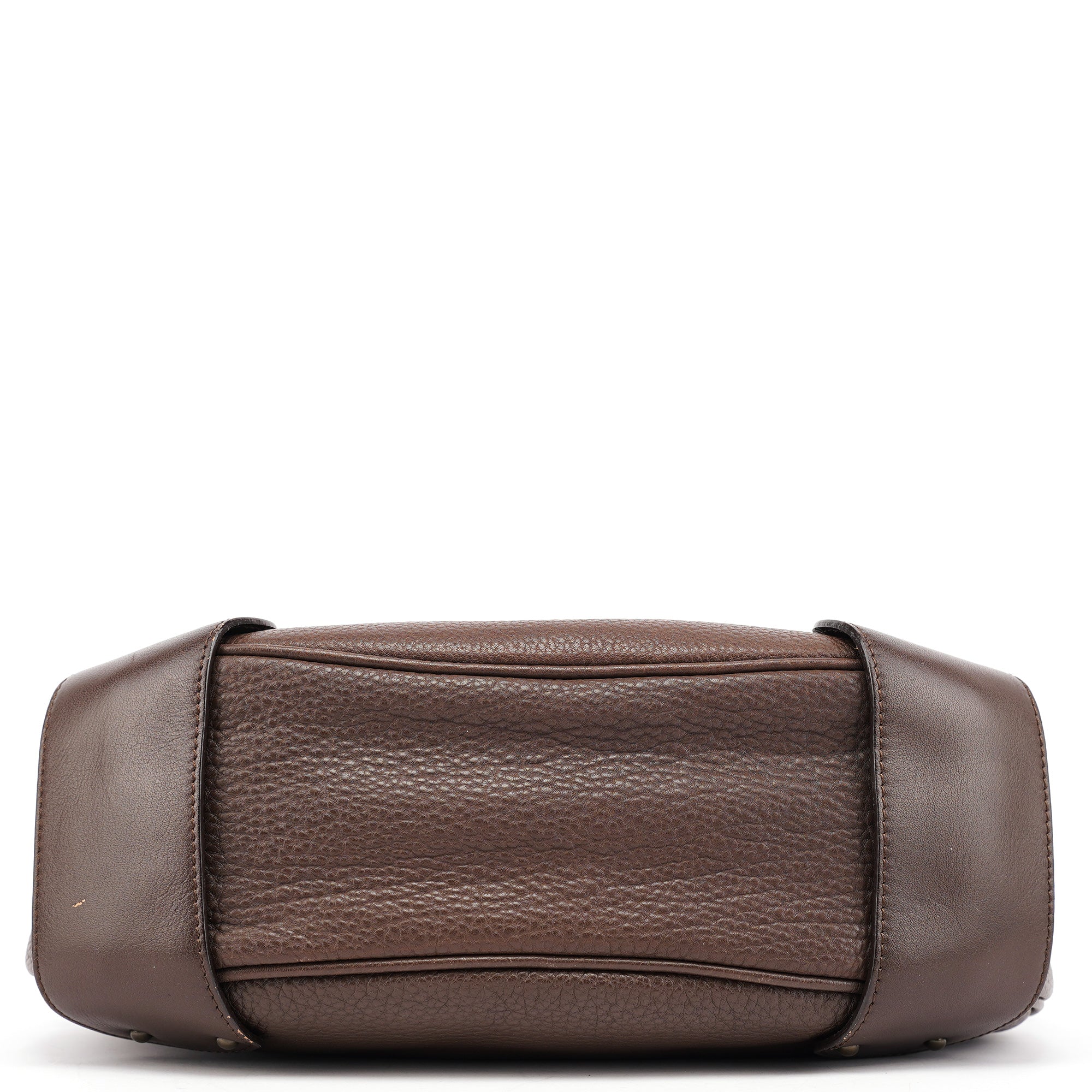 Chloe Brown Leather C Shoulder Bag