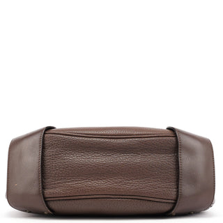Chloe Brown Leather C Shoulder Bag