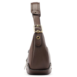 Chloe Brown Leather C Shoulder Bag