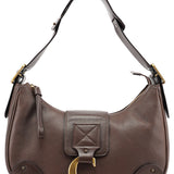 Chloe Brown Leather C Shoulder Bag