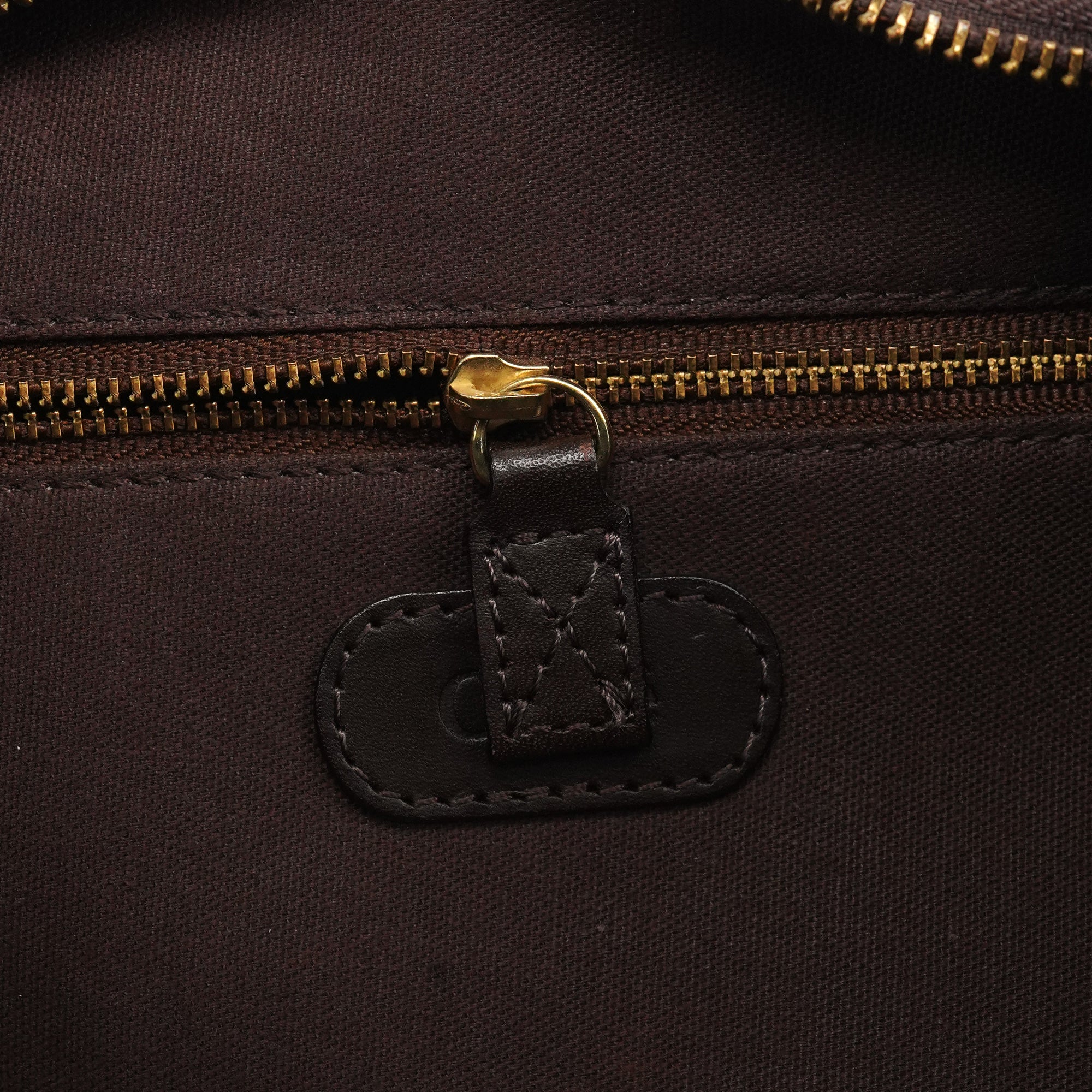 Chloe Brown Leather C Shoulder Bag