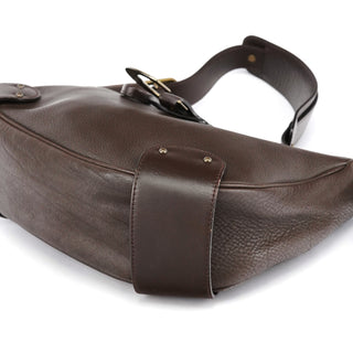 Chloe Brown Leather C Shoulder Bag