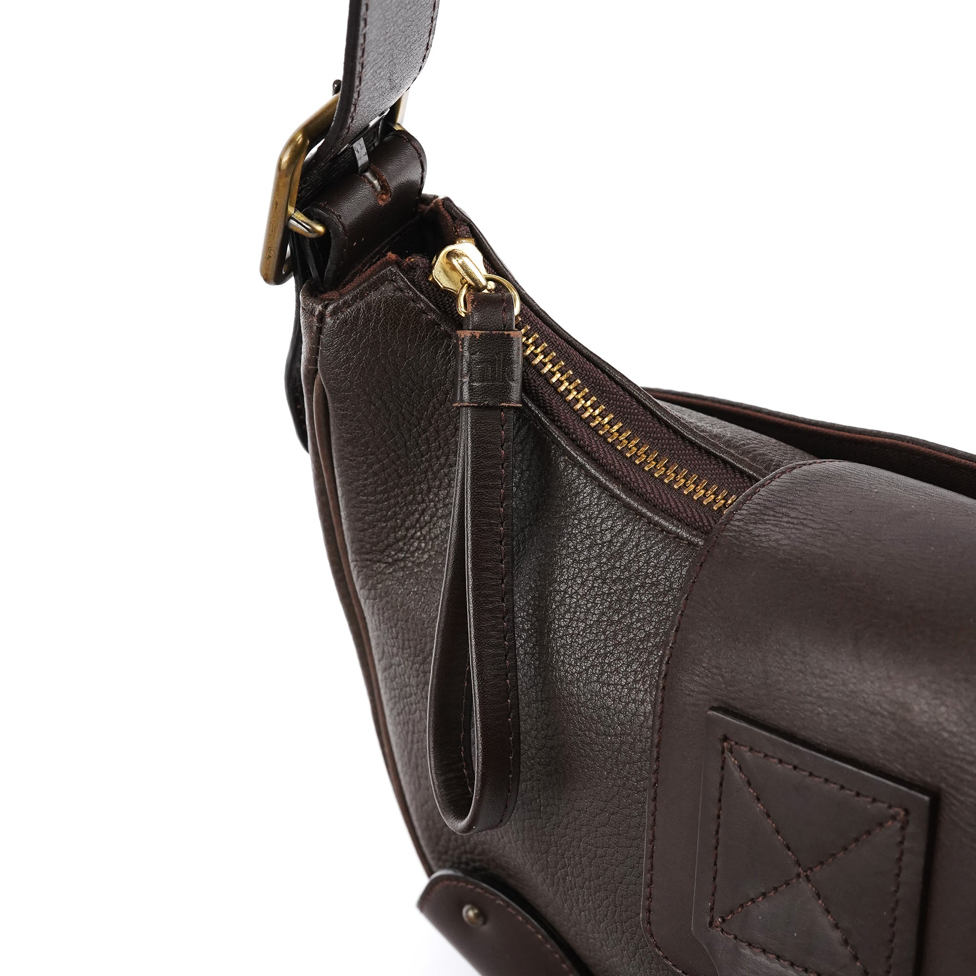 Chloe Brown Leather C Shoulder Bag