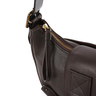 Chloe Brown Leather C Shoulder Bag