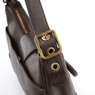 Chloe Brown Leather C Shoulder Bag