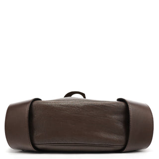 Chloe Brown Leather C Shoulder Bag