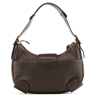Chloe Brown Leather C Shoulder Bag