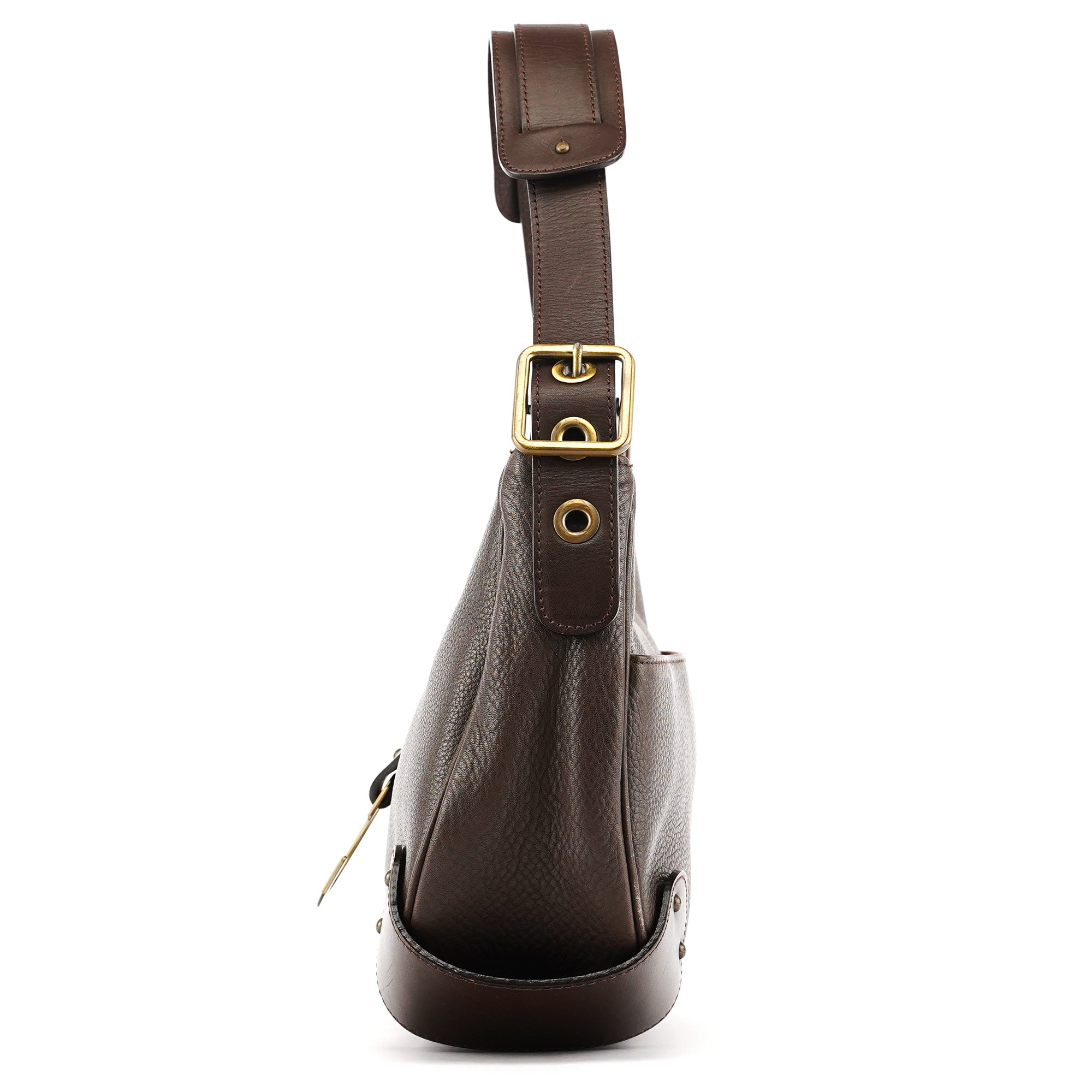 Chloe Brown Leather C Shoulder Bag