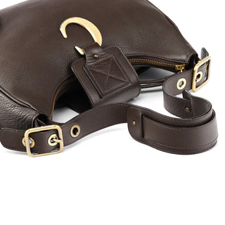 Chloe Brown Leather C Shoulder Bag