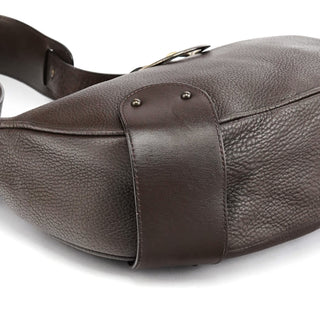 Chloe Brown Leather C Shoulder Bag