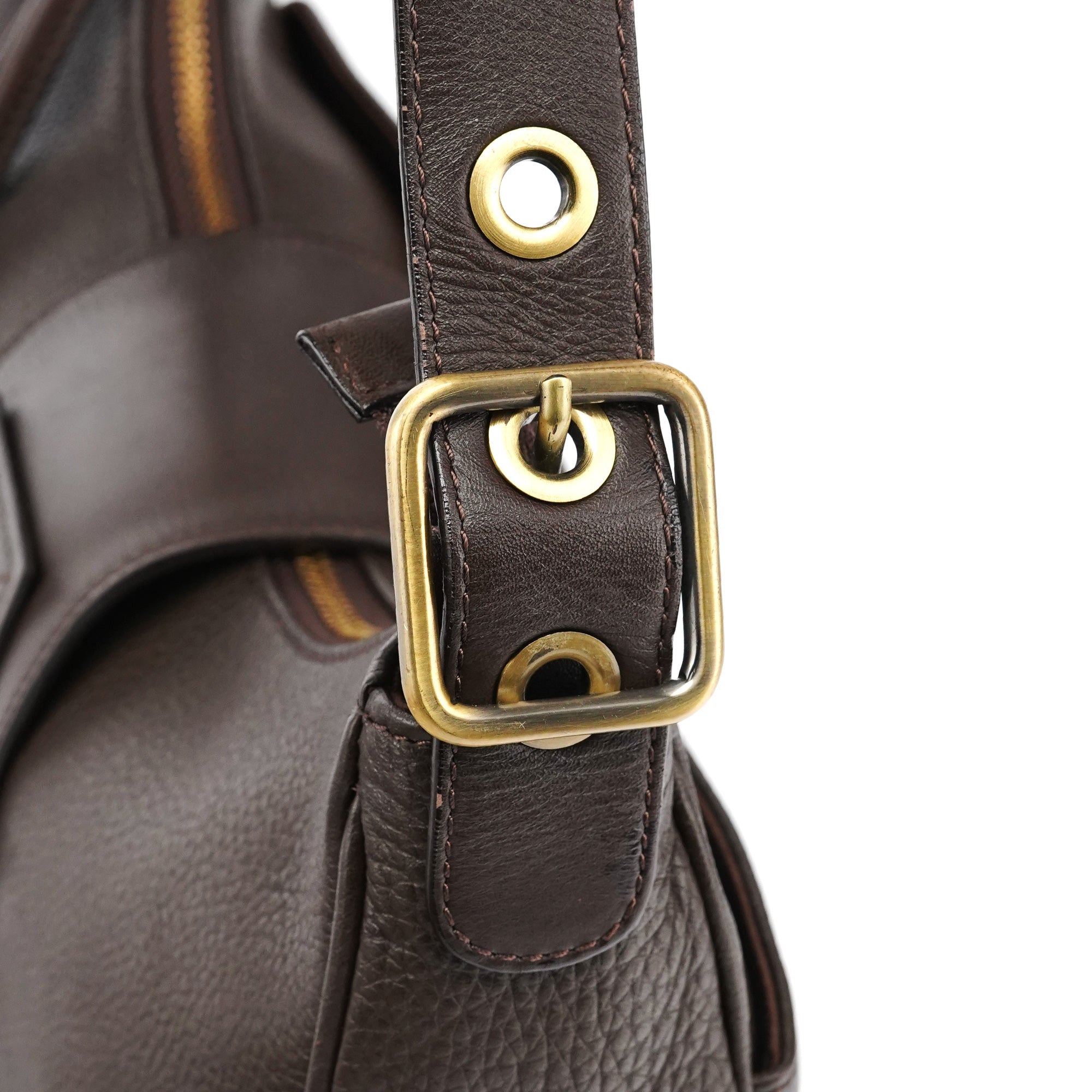 Chloe Brown Leather C Shoulder Bag