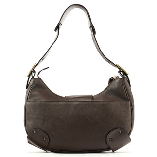 Chloe Brown Leather C Shoulder Bag