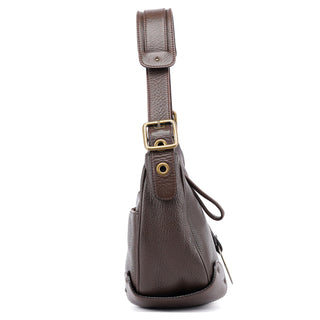 Chloé Brown Leather C Shoulder Bag