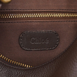 Chloé Brown Leather C Shoulder Bag