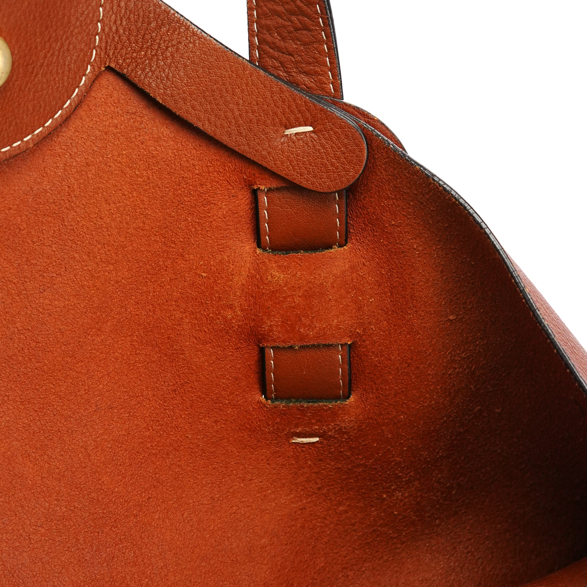 Chloe Brown Leather Darryl Tote Bag