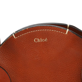 Chloe Brown Leather Darryl Tote Bag