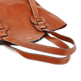 Chloe Brown Leather Darryl Tote Bag