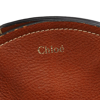 Chloe Brown Leather Darryl Tote Bag