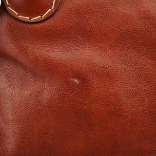 Chloe Brown Leather Edith 2-Way Tote Bag