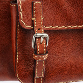 Chloe Brown Leather Edith 2-Way Tote Bag