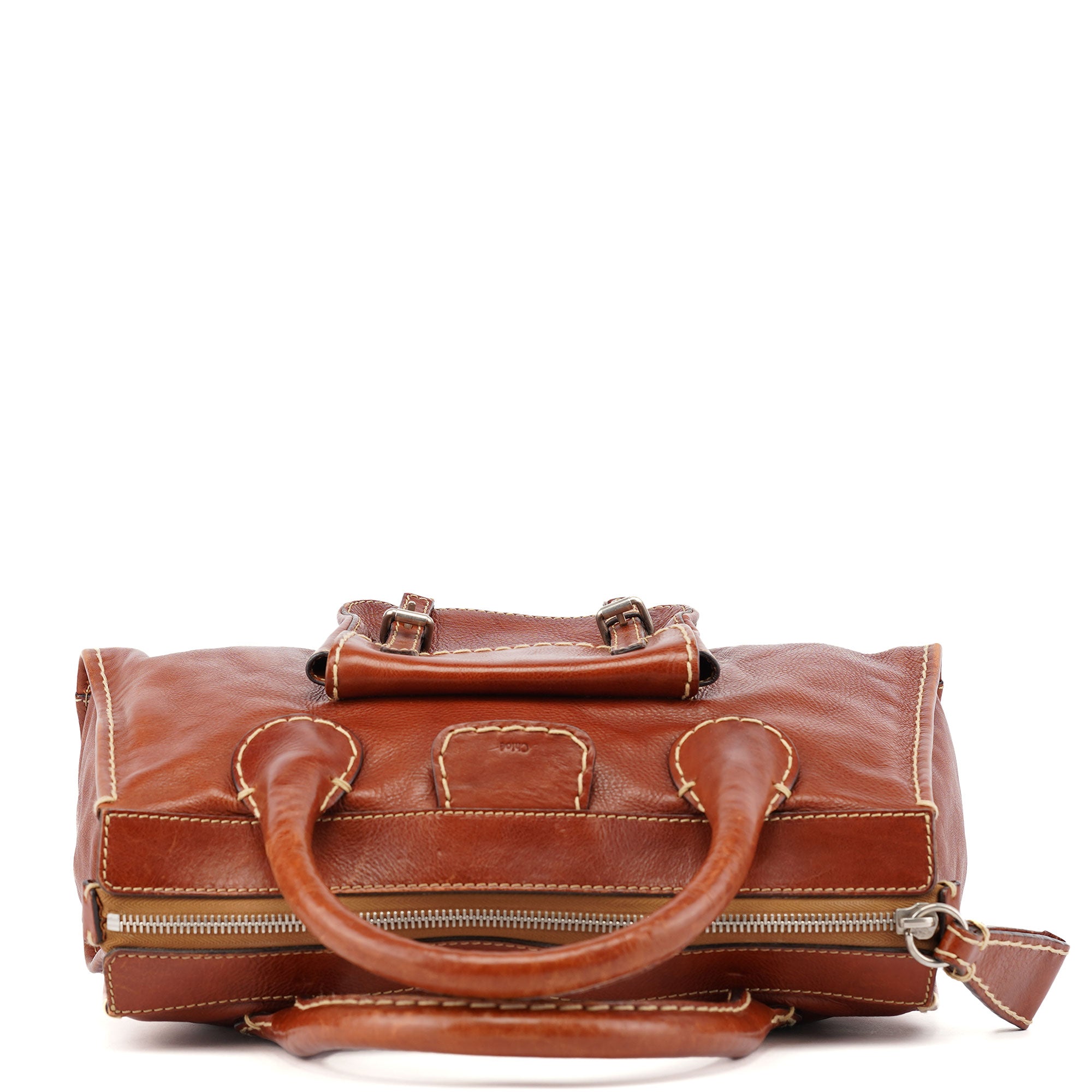 Chloé Brown Leather Edith Tote Bag