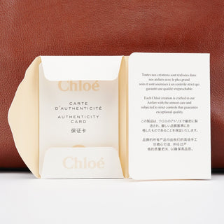 Chloe Brown Leather Edith Tote Bag