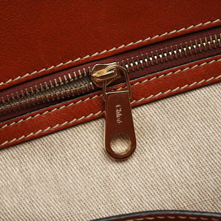 Chloe Brown Leather Edith Tote Bag