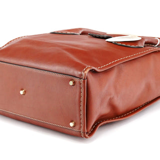 Chloe Brown Leather Edith Tote Bag