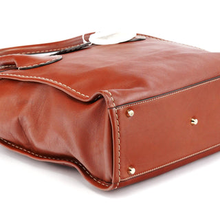 Chloe Brown Leather Edith Tote Bag