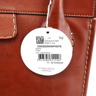 Chloe Brown Leather Edith Tote Bag