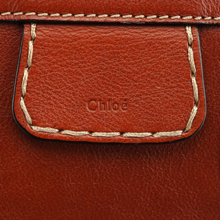 Chloe Brown Leather Edith Tote Bag