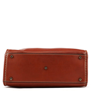 Chloe Brown Leather Edith Tote Bag