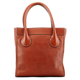 Chloe Brown Leather Edith Tote Bag
