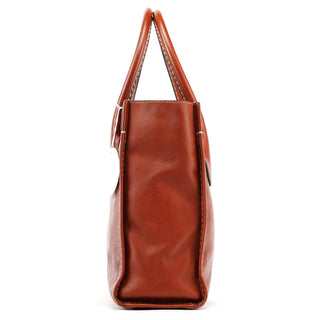 Chloe Brown Leather Edith Tote Bag