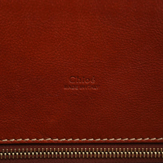 Chloe Brown Leather Edith Tote Bag