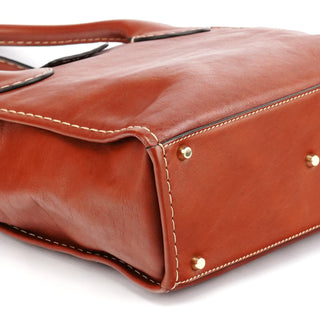 Chloe Brown Leather Edith Tote Bag