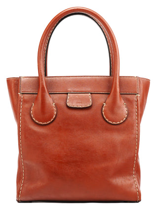 Chloe Brown Leather Edith Tote Bag