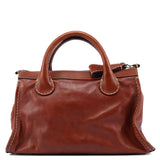 Chloé Sac cabas Edith en cuir marron