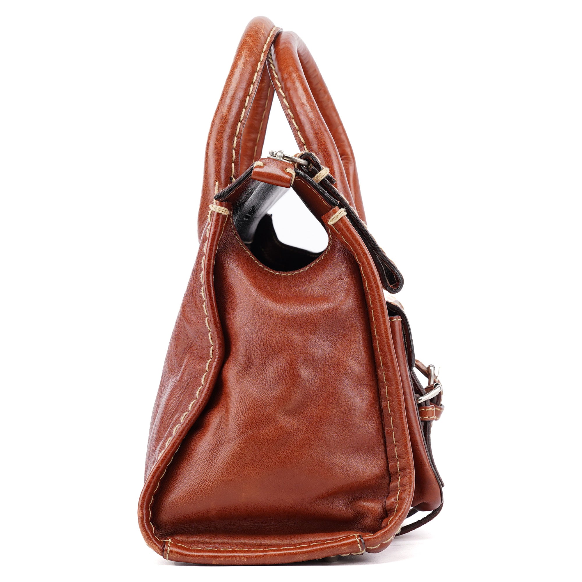 Chloé Brown Leather Edith Tote Bag