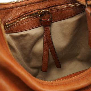 Chloe Brown Leather Heloise 2-Way Bag