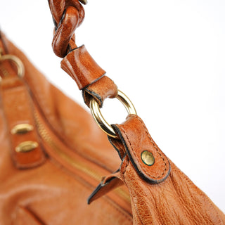 Chloe Brown Leather Heloise 2-Way Bag