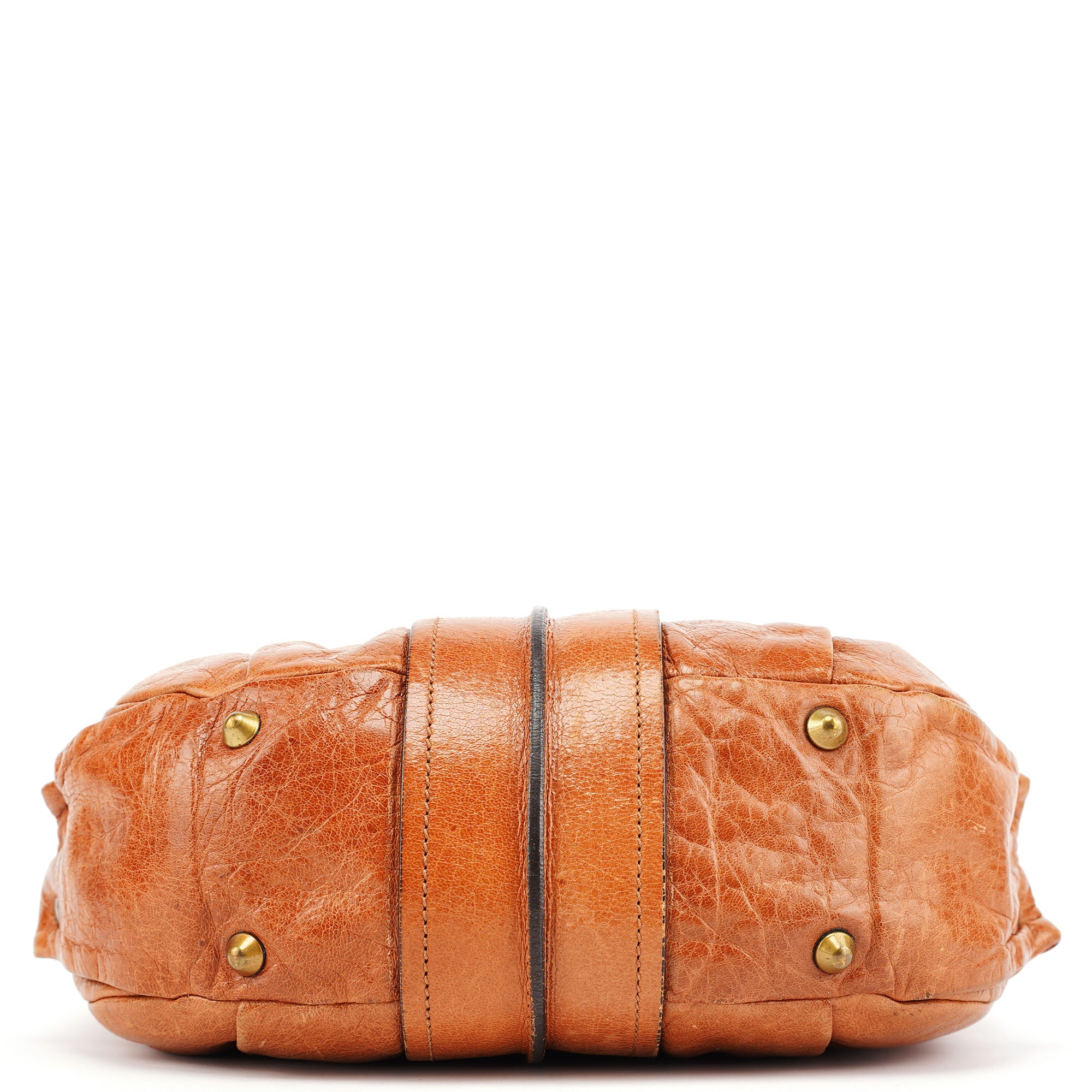 Chloe Brown Leather Heloise 2-Way Bag