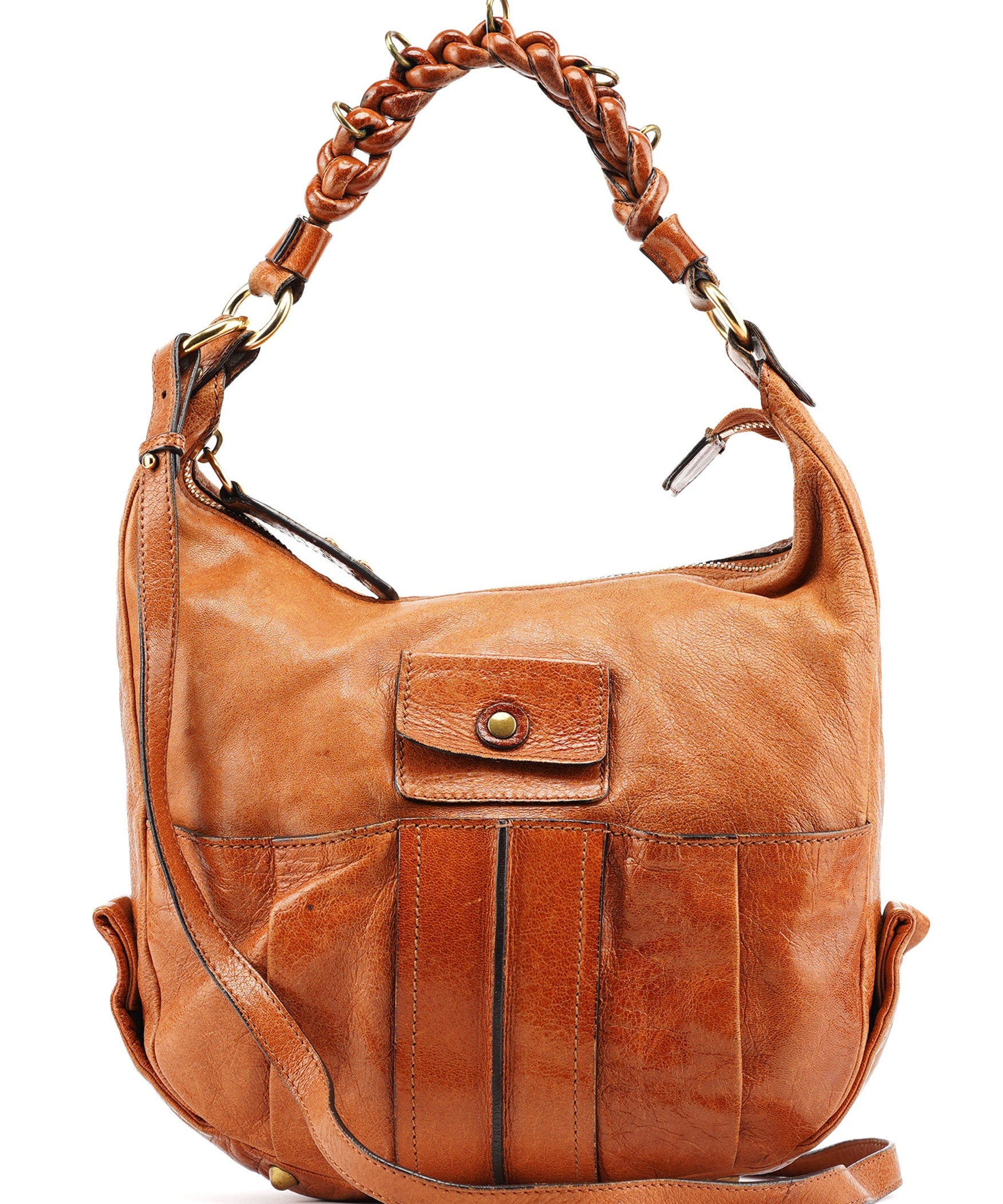 Chloe Brown Leather Heloise 2-Way Bag