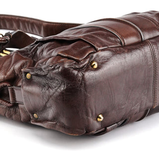 Chloe Brown Leather Heloise 2-Way Bag