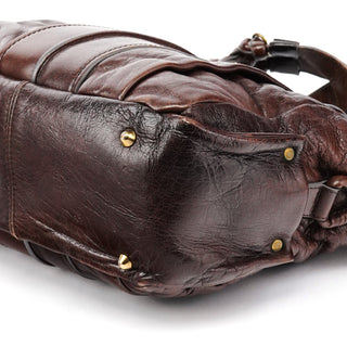 Chloe Brown Leather Heloise 2-Way Bag